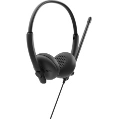 DELL WH125 Casque Avec fil Arceau Bureau Centre d'appels USB Type-A Noir