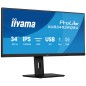 iiyama ProLite XUB3493WQSU-B6 écran plat de PC 86,4 cm (34") 3440 x 1440 pixels UltraWide Quad HD LED Noir iiyama ProLite XUB3493WQSU-B6 écran plat de PC 86,4 cm (34") 3440 x 1440 pixels UltraWide Quad HD LED Noir