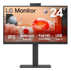 LG 24BA850-B écran plat de PC 60,5 cm (23.8") 1920 x 1080 pixels Full HD Noir