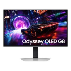 Samsung G81SF écran plat de PC 68,6 cm (27") 3840 x 2160 pixels 4K Ultra HD OLED Argent
