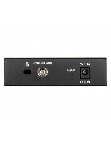 D-Link DGS-1100-05V2 E switch Gestionado L2 Gigabit Ethernet (10 100 1000) Negro