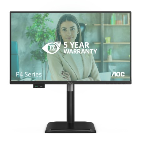 AOC 24P4U écran plat de PC 60,5 cm (23.8") 1920 x 1080 pixels Full HD Noir