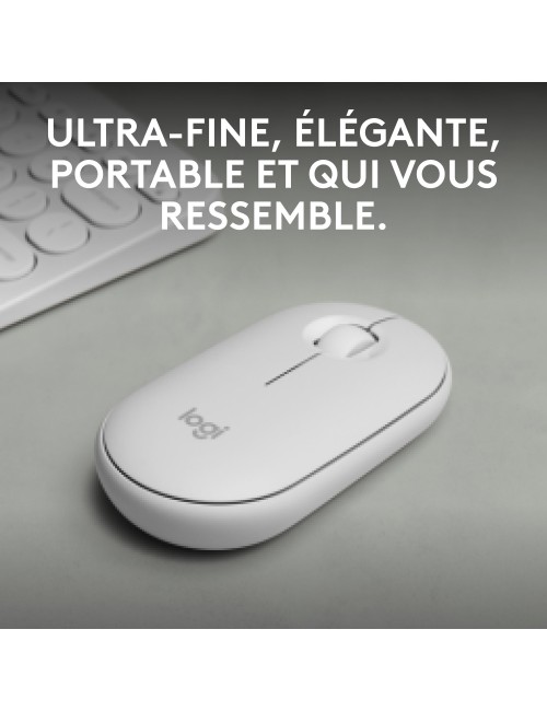 Logitech Pebble 2 M350s souris Voyage Ambidextre RF sans fil + Bluetooth Optique 4000 DPI