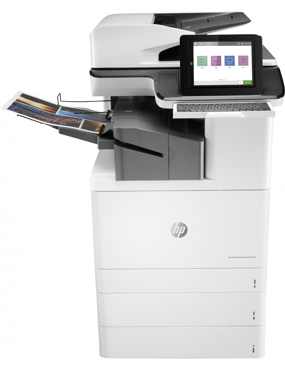 HP Color LaserJet Enterprise Flow Imprimante multifonction M776zs, Impression, copie, numérisation et fax, Impression