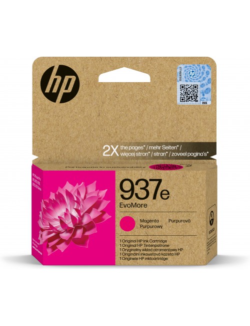 HP Cartuccia di inchiostro magenta originale 937e EvoMore