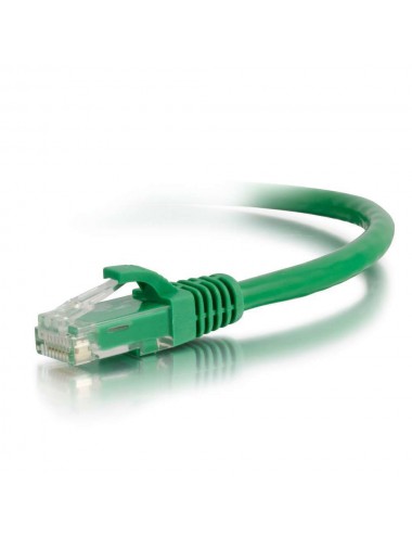 C2G Cable de conexión de red de 5 m Cat5e sin blindaje y con funda (UTP), color verde