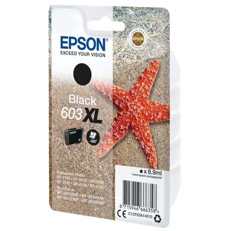 Epson Singlepack Black 603XL Ink Epson Singlepack Black 603XL Ink