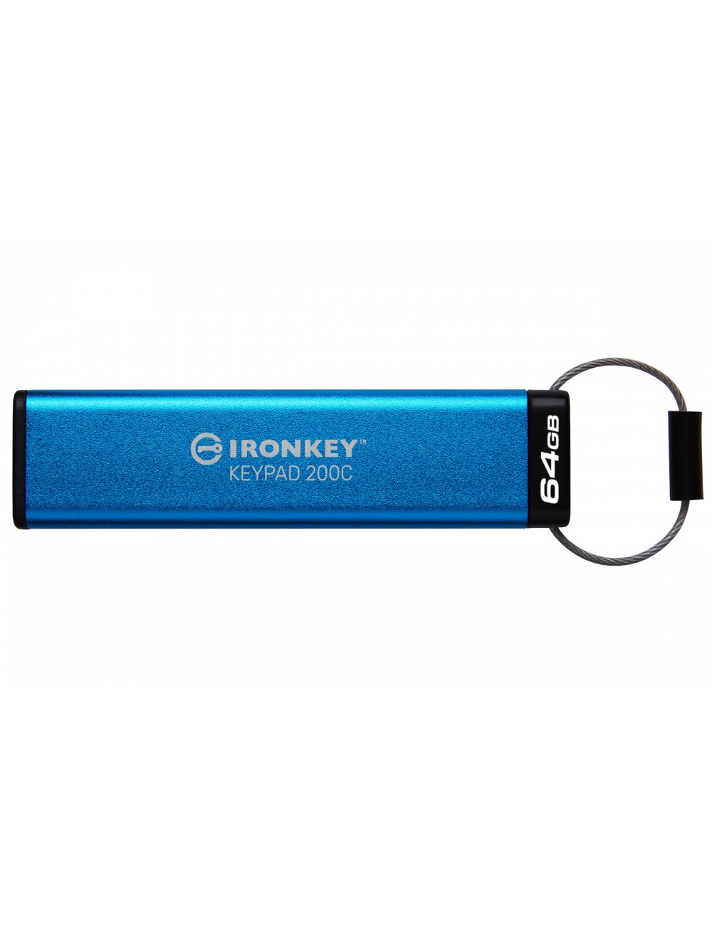 Kingston Technology IronKey Keypad 200C USB-C de 64 Go, FIPS 140-3 niveau 3 (en attente) AES-256