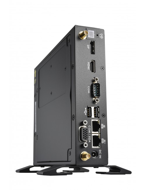 Shuttle XPC slim Barebone DS50U, Intel Celeron 7305, 2x LAN (1x 2.5Gbit ,1x 1Gbit), 1xCOM,1xHDMI,1xDP, 1x VGA, fanless,