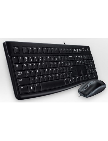 Logitech Desktop MK120 tastiera Mouse incluso USB AZERTY Francese Nero