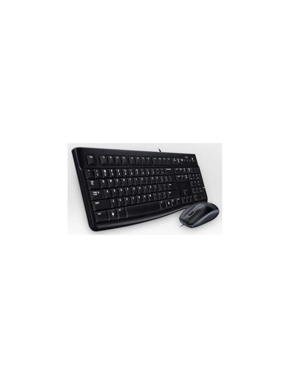 Logitech Desktop MK120 tastiera Mouse incluso USB AZERTY Francese Nero