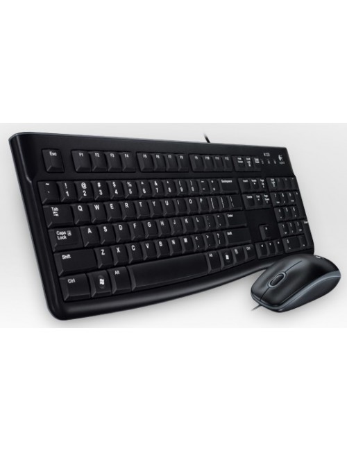 Logitech Desktop MK120 tastiera Mouse incluso USB AZERTY Francese Nero