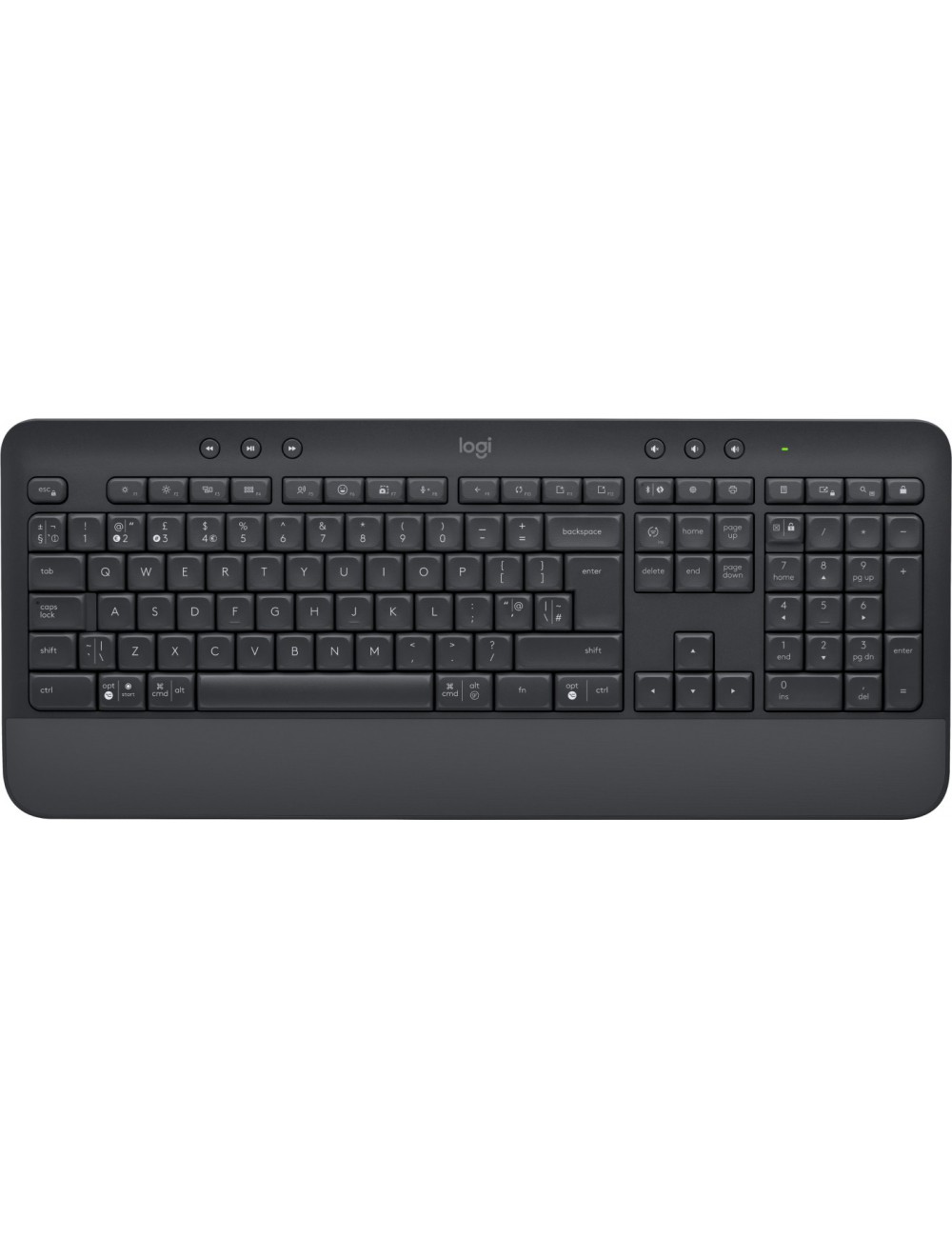 Logitech Signature K650 clavier Bureau Bluetooth QWERTY Anglais britannique Graphite