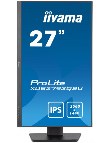 iiyama XUB2793QSU-B7 pantalla para PC 68,6 cm (27") 2560 x 1140 Pixeles Wide Quad HD LED Negro