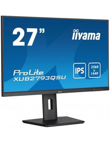 iiyama XUB2793QSU-B7 pantalla para PC 68,6 cm (27") 2560 x 1140 Pixeles Wide Quad HD LED Negro