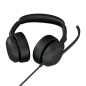 Jabra Evolve2 50 Casque Avec fil Arceau Bureau/Centre d'appels USB Type-C / USB Type-A Bluetooth Noir Jabra Evolve2 50 Casque Avec fil Arceau Bureau/Centre d'appels USB Type-C / USB Type-A Bluetooth Noir