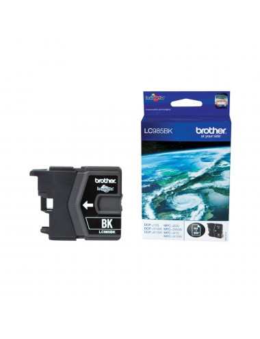 Brother LC985BK cartucho de tinta 1 pieza(s) Original Negro