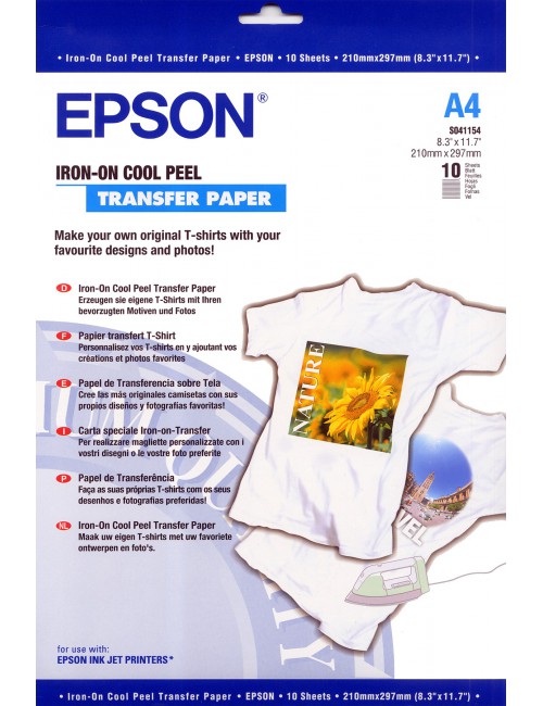 Epson Iron-on-Transfer Paper - A4 - 10 Fogli