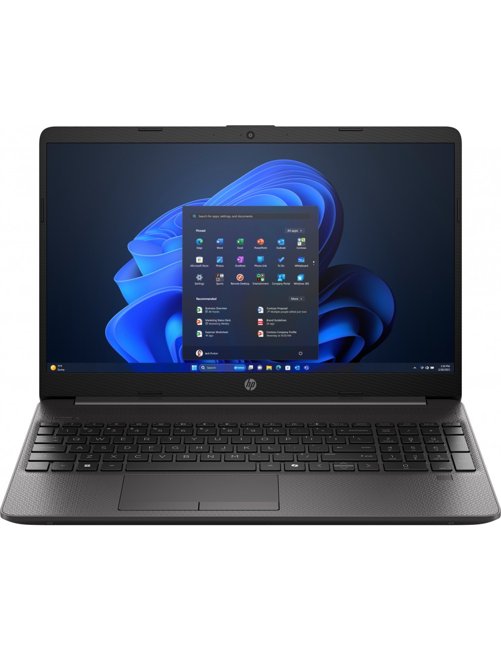 HP 250R G9 Intel® Core™ i3 i3-1315U Ordinateur portable 39,6 cm (15.6") Full HD 8 Go DDR5-SDRAM 512 Go SSD Wi-Fi 6 (802.11ax)