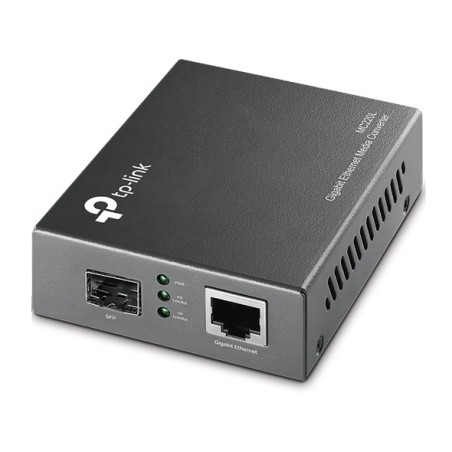 TP-Link Omada MC220L convertisseur de support réseau 1000 Mbit s Multimode, Monomode Noir