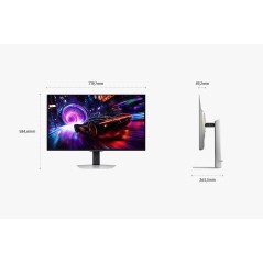 Samsung S32FG810SU écran plat de PC 81,3 cm (32") 2160 x 3840 pixels 4K Ultra HD OLED Argent
