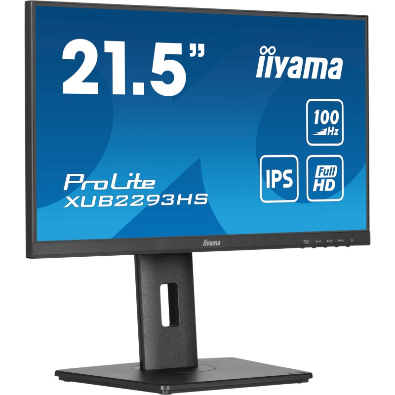 iiyama ProLite XUB2293HS-B6 écran plat de PC 54,6 cm (21.5") 1920 x 1080 pixels Full HD LED Noir iiyama ProLite XUB2293HS-B6 écran plat de PC 54,6 cm (21.5") 1920 x 1080 pixels Full HD LED Noir