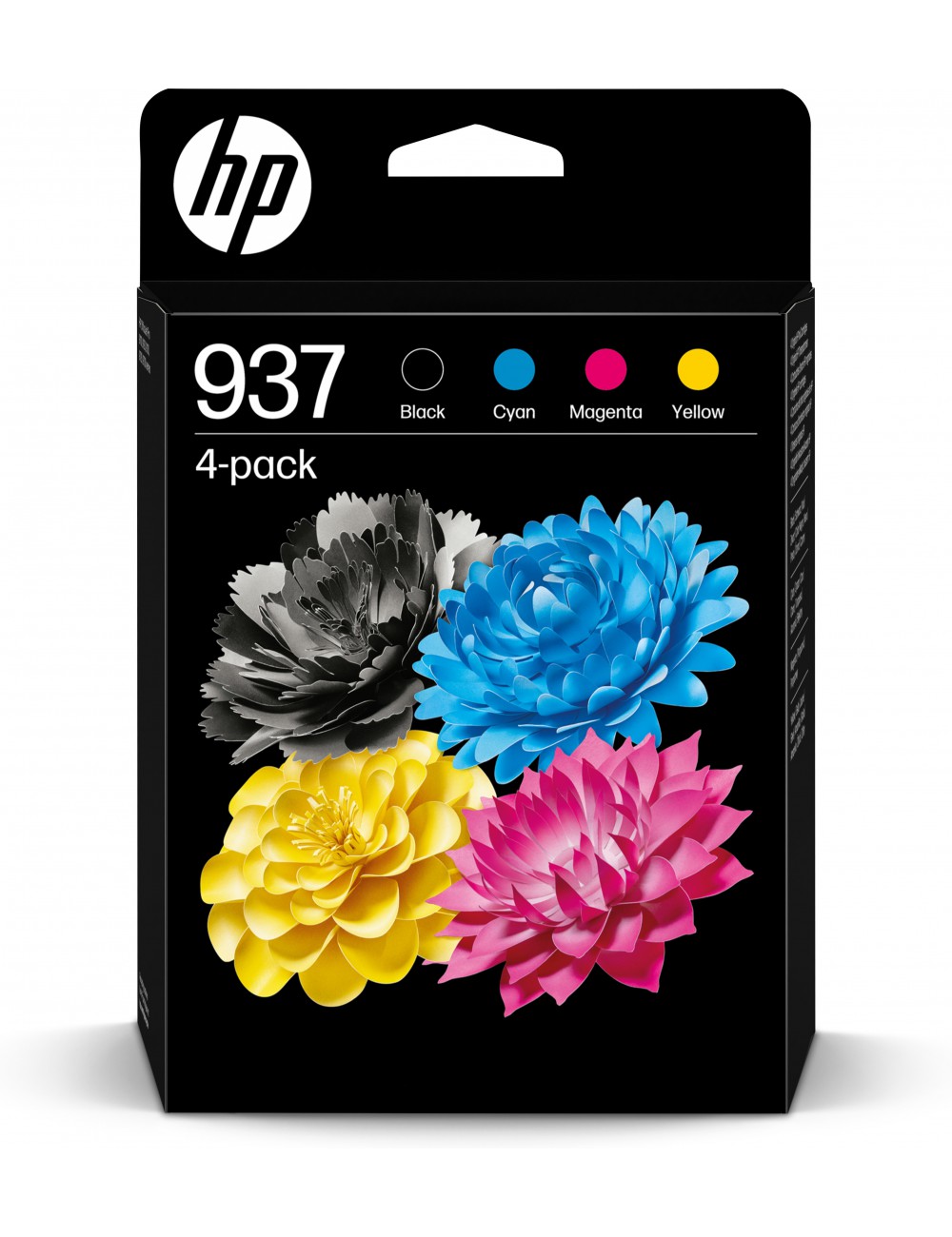 HP Paquete de 4 Cartuchos de Tinta Original 937 CMYK