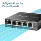 TP-Link TL-SG105E commutateur réseau Géré L2 Gigabit Ethernet (10/100/1000) Noir