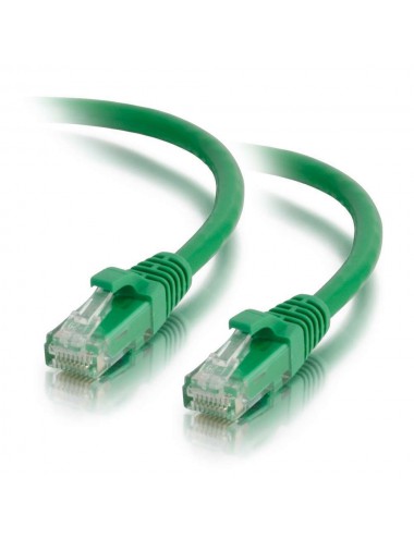 C2G Cable de conexión de red de 2 m Cat5e sin blindaje y con funda (UTP), color verde