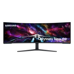 Samsung G95NC écran plat de PC 144,8 cm (57") 7680 x 2160 pixels Dual UHD LED Noir, Blanc