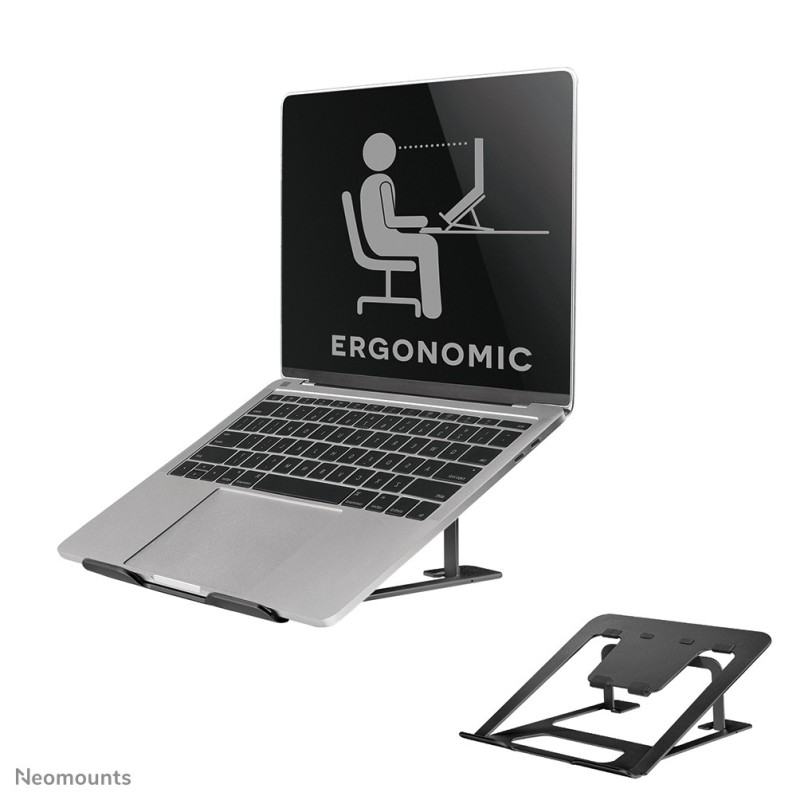 Neomounts NSLS085BLACK Support pour ordinateur portable 10-17" - pliable - compact - universel Neomounts NSLS085BLACK Support pour ordinateur portable 10-17" - pliable - compact - universel