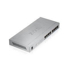 Zyxel GS1008HP Non-géré Gigabit Ethernet (10 100 1000) Connexion Ethernet, supportant l'alimentation via ce port (PoE) Gris