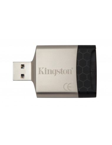 Kingston Technology MobileLite G4 lecteur de carte mémoire USB 3.2 Gen 1 (3.1 Gen 1) Noir, Gris