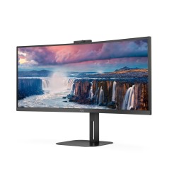 AOC V5 CU34V5CW écran plat de PC 86,4 cm (34") 3440 x 1440 pixels Wide Quad HD LED Noir