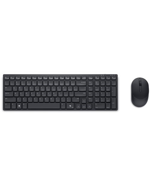 DELL KM555 teclado Ratón incluido Universal RF Wireless + Bluetooth AZERTY Francés Negro