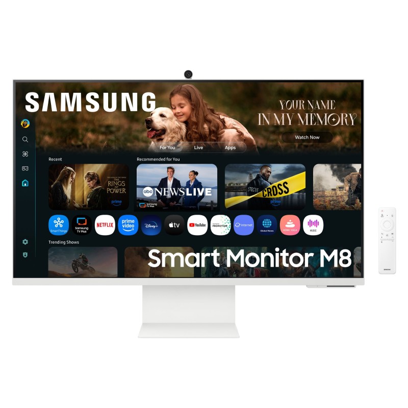 Samsung M8 M80F écran plat de PC 81,3 cm (32") 3840 x 2160 pixels 4K Ultra HD LCD Blanc Samsung M8 M80F écran plat de PC 81,3 cm (32") 3840 x 2160 pixels 4K Ultra HD LCD Blanc