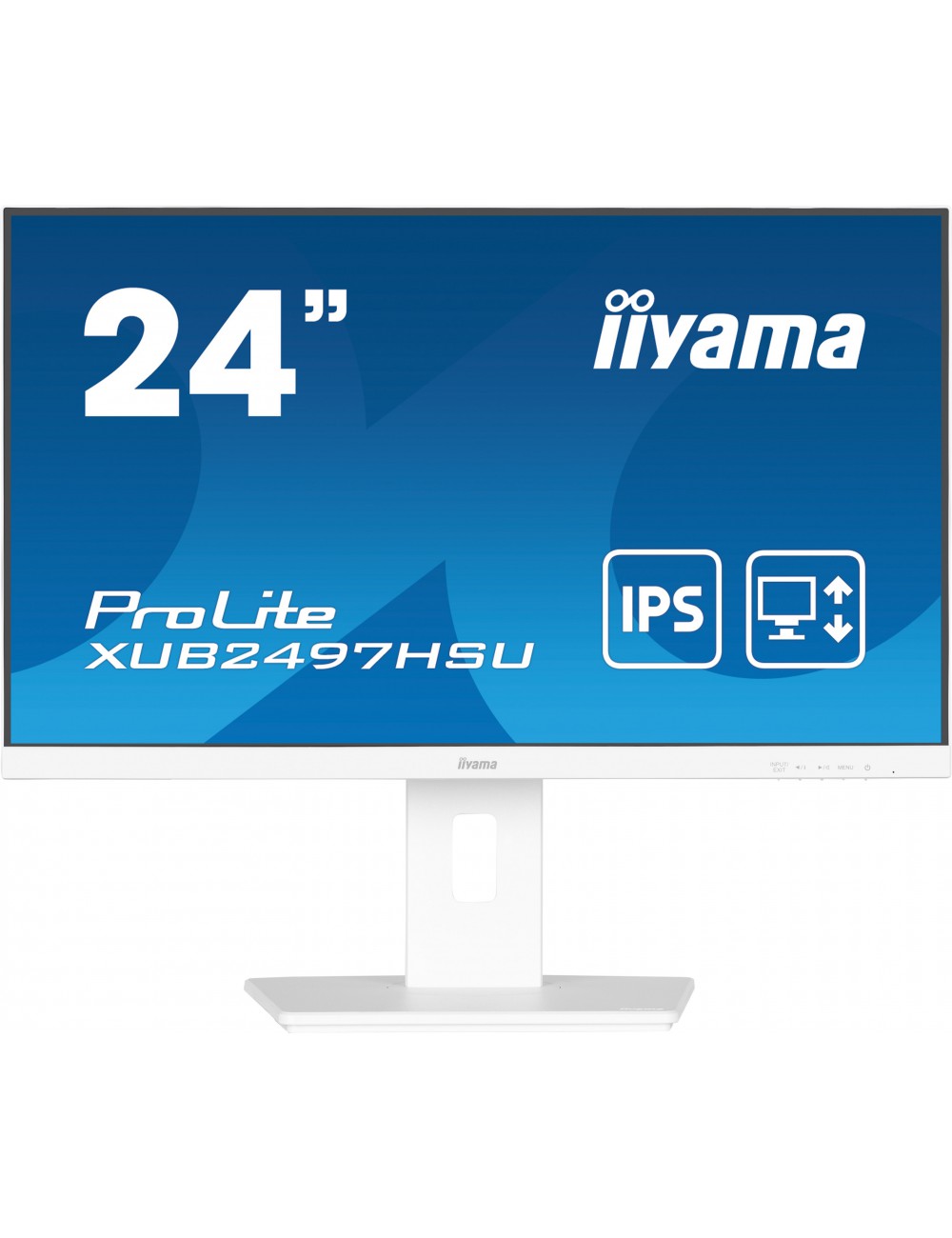 iiyama ProLite XUB2497HSU-W2 pantalla para PC 60,5 cm (23.8") 1920 x 1080 Pixeles Full HD LED Blanco