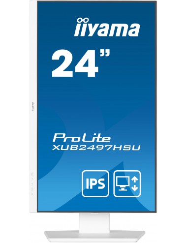 iiyama ProLite XUB2497HSU-W2 pantalla para PC 60,5 cm (23.8") 1920 x 1080 Pixeles Full HD LED Blanco