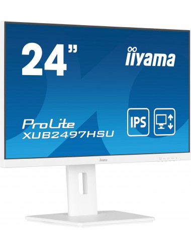 iiyama ProLite XUB2497HSU-W2 pantalla para PC 60,5 cm (23.8") 1920 x 1080 Pixeles Full HD LED Blanco