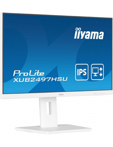 iiyama ProLite XUB2497HSU-W2 pantalla para PC 60,5 cm (23.8") 1920 x 1080 Pixeles Full HD LED Blanco