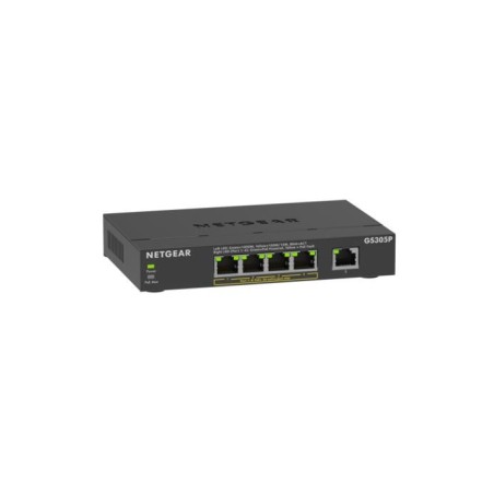 NETGEAR GS305Pv3 Non-géré Gigabit Ethernet (10 100 1000) Connexion Ethernet, supportant l'alimentation via ce port (PoE) Noir