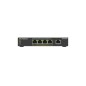 NETGEAR GS305Pv3 Non-géré Gigabit Ethernet (10/100/1000) Connexion Ethernet, supportant l'alimentation via ce port (PoE) Noir NETGEAR GS305Pv3 Non-géré Gigabit Ethernet (10/100/1000) Connexion Ethernet, supportant l'alimentation via ce port (PoE) Noir