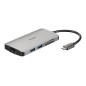 D-Link DUB-M810 station d'accueil Avec fil USB 3.2 Gen 1 (3.1 Gen 1) Type-C Aluminium