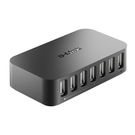 D-Link DUB-H7 USB 2.0 Type-B 480 Mbit/s Noir