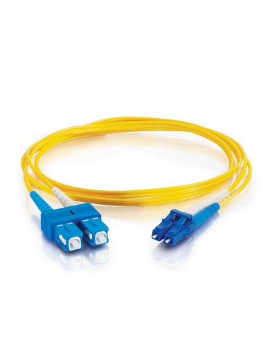 C2G 85587 câble InfiniBand et à fibres optiques 2 m LC SC OFNR Jaune