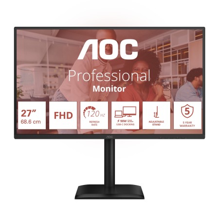 AOC 27E4CV écran plat de PC 68,6 cm (27") 1920 x 1080 pixels Full HD LED Noir