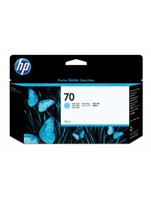 HP Cartuccia inchiostro ciano chiaro 70, 130 ml