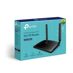 TP-Link Archer MR200 routeur sans fil Fast Ethernet Bi-bande (2,4 GHz   5 GHz) 4G Noir