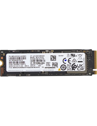 HP 512GB PCIe-4x4 NVMe Solid State Drive