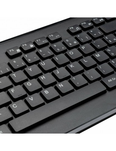 Targus AKM610FR teclado Ratón incluido Universal RF inalámbrico AZERTY Francés Negro